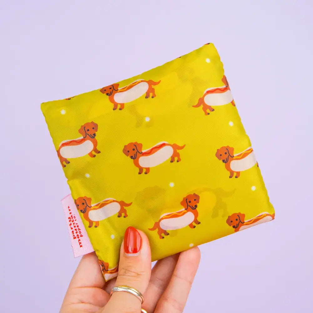 Weiner Dog Foldable Nylon Tote - PABOOM