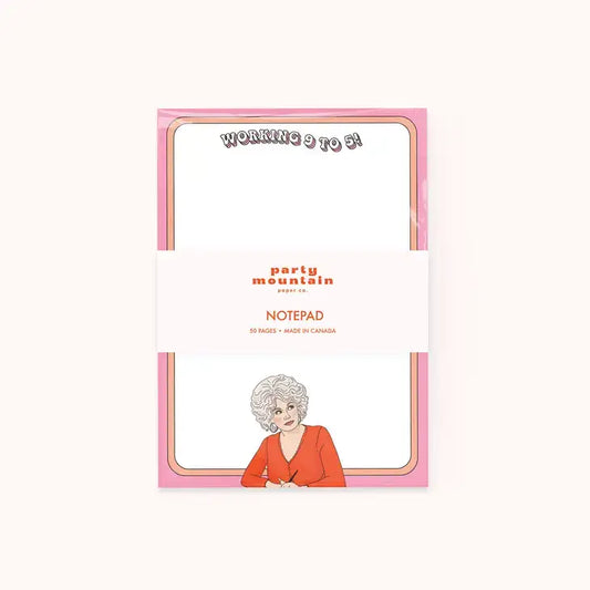 Working 9 to 5 Notepad - PABOOM