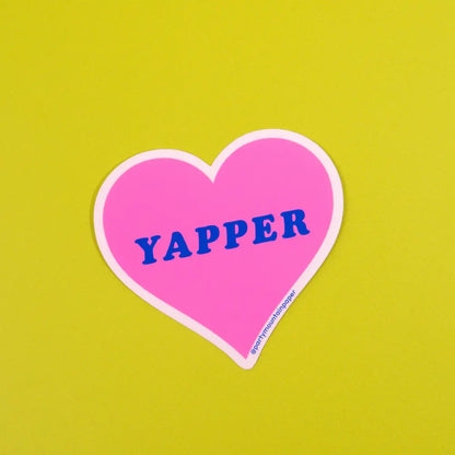 Party Mountain Paper co. - Yapper Heart Sticker