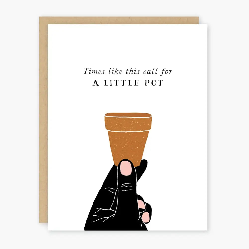 A Little Pot Card - PABOOM