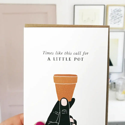 A Little Pot Card - PABOOM