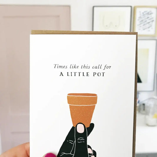 A Little Pot Card - PABOOM