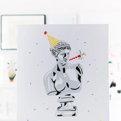 Birthday Bust Card - PABOOM
