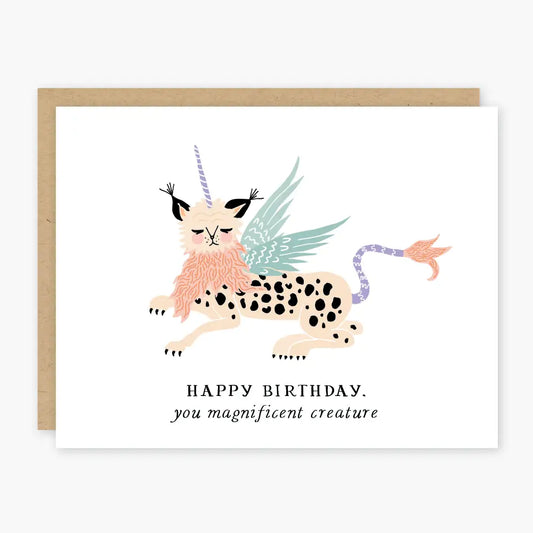 Birthday Creature Card - PABOOM