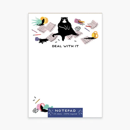 Deal With It Cat Notepad - PABOOM