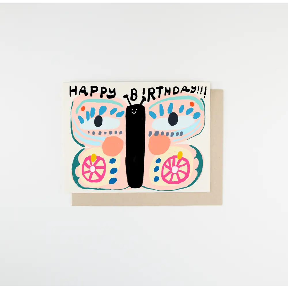 Birthday Butterfly Card - PABOOM