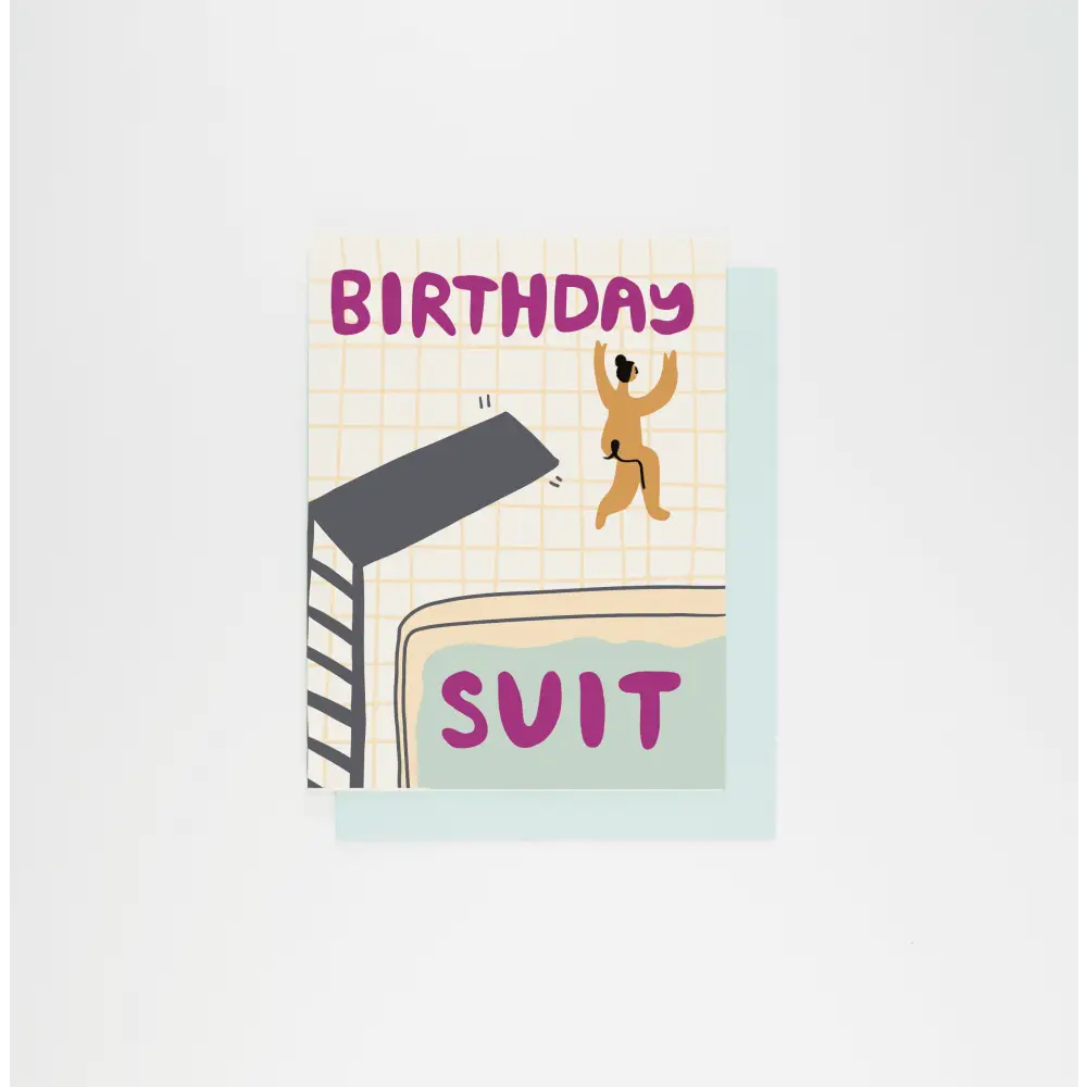 Birthday Suit Card - PABOOM