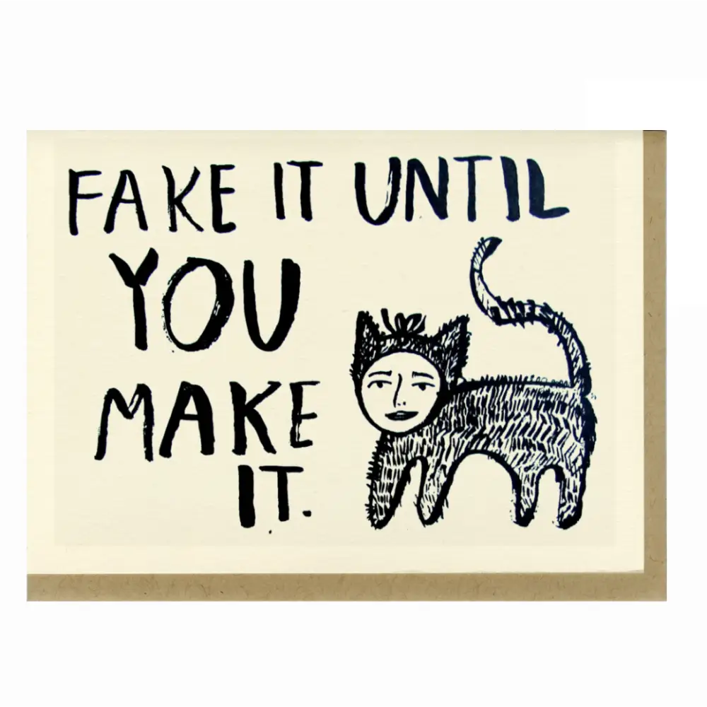 Fake It Card - PABOOM