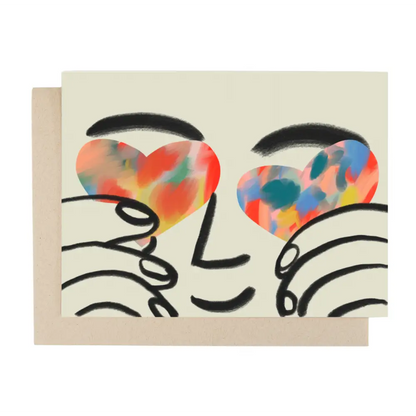 Heart Eyes Card - PABOOM