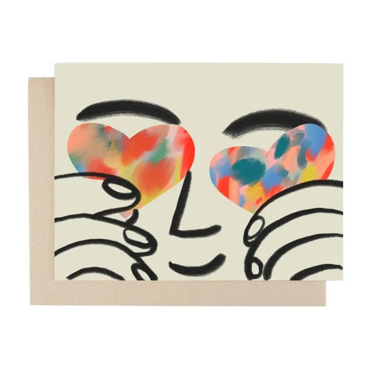 Heart Eyes Card - PABOOM