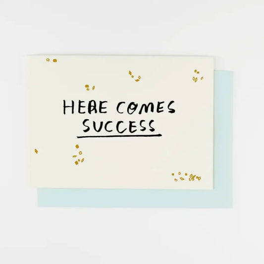 Here Comes Success Card - PABOOM
