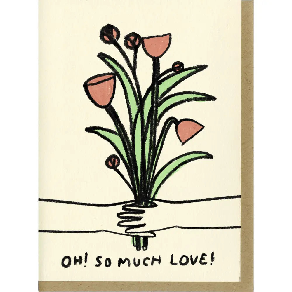 Oh So Much Love Card - PABOOM