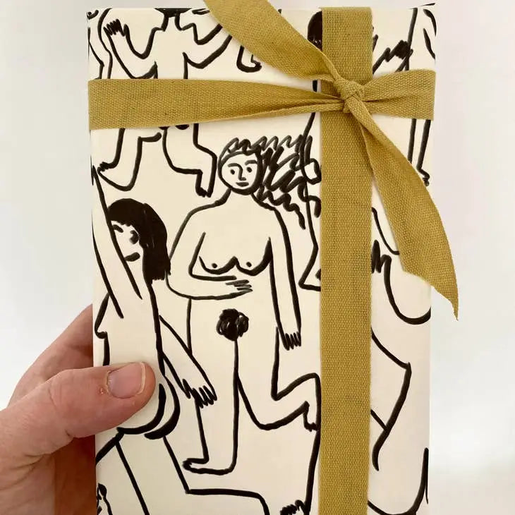 Running Naked Wrapping Paper - PABOOM
