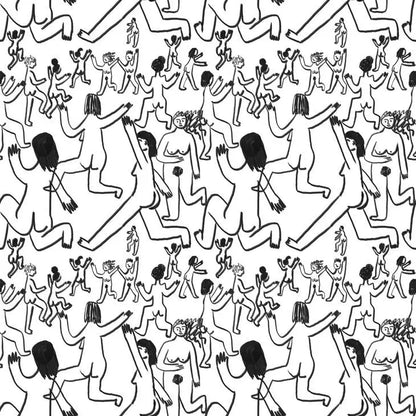 Running Naked Wrapping Paper - PABOOM