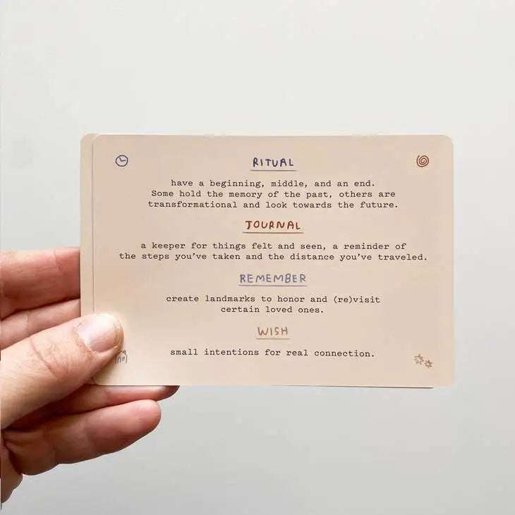 Sitting With Sadness Card Deck - PABOOM