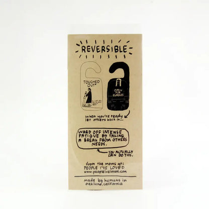 Touched Out Door Hanger - PABOOM