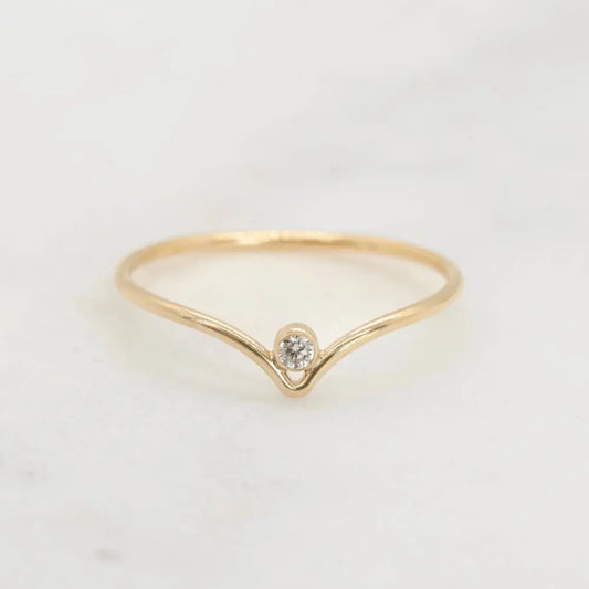 PETITE GOLD - Aria Ring 5 / Gold Filled