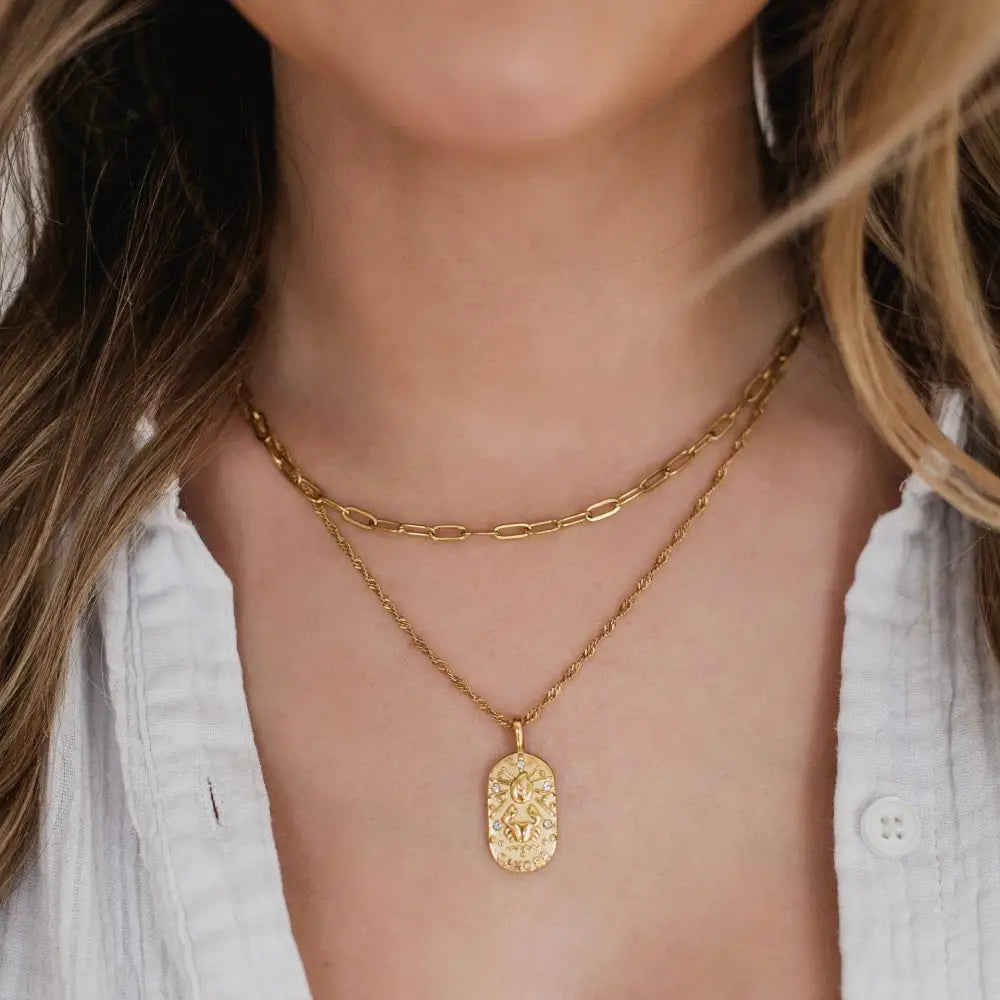 PETITE GOLD - Chunky Paperclip Chain 18’’