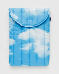Puffy Laptop Sleeve 16" Clouds
