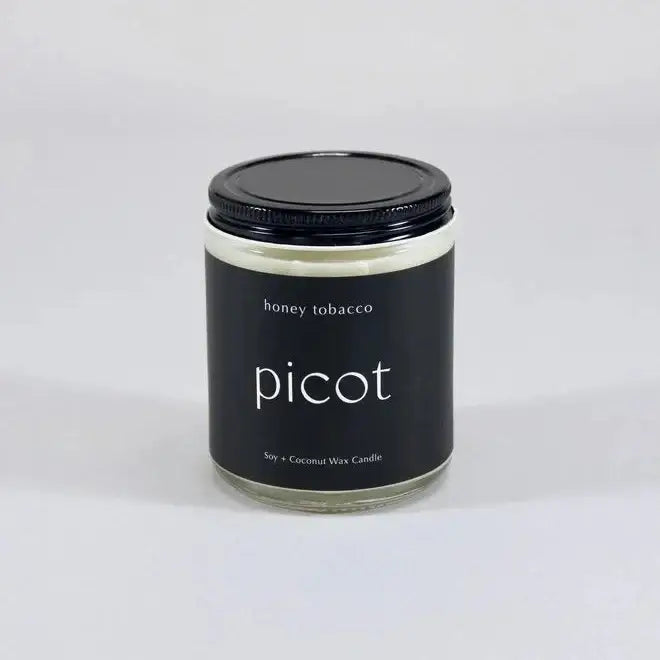 Picot Candle Honey Tobacco Black - PABOOM
