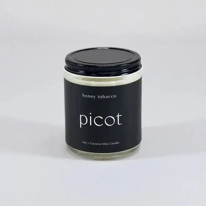 Picot Candle Honey Tobacco Black - PABOOM