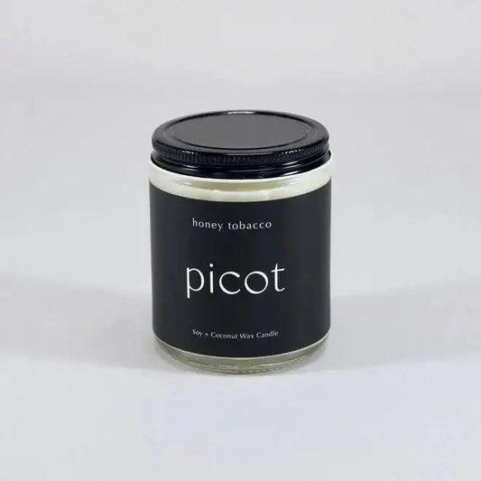Picot Candle Honey Tobacco Black - PABOOM