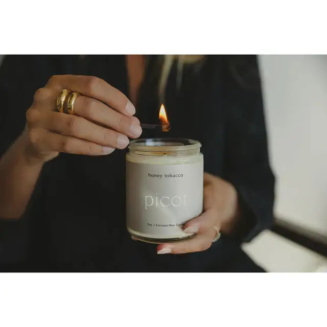 Picot Candle Honey Tobacco Sand - PABOOM