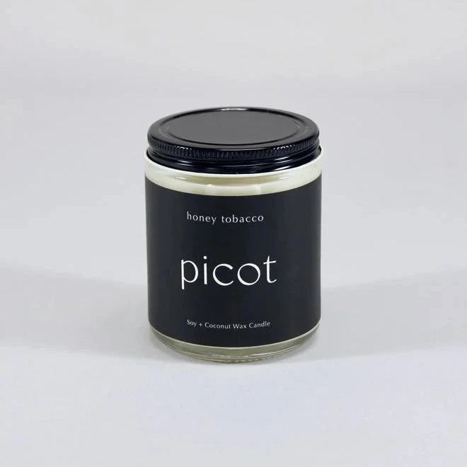 Picot Candle Honey Tobacco Black