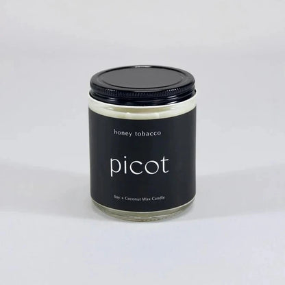 Picot Candle Honey Tobacco Black