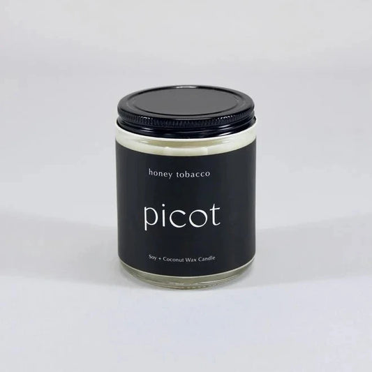 Picot Candle Honey Tobacco Black