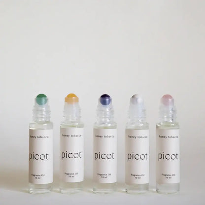 Honey Tobacco Fragrance Roller Green Adventurine - PABOOM