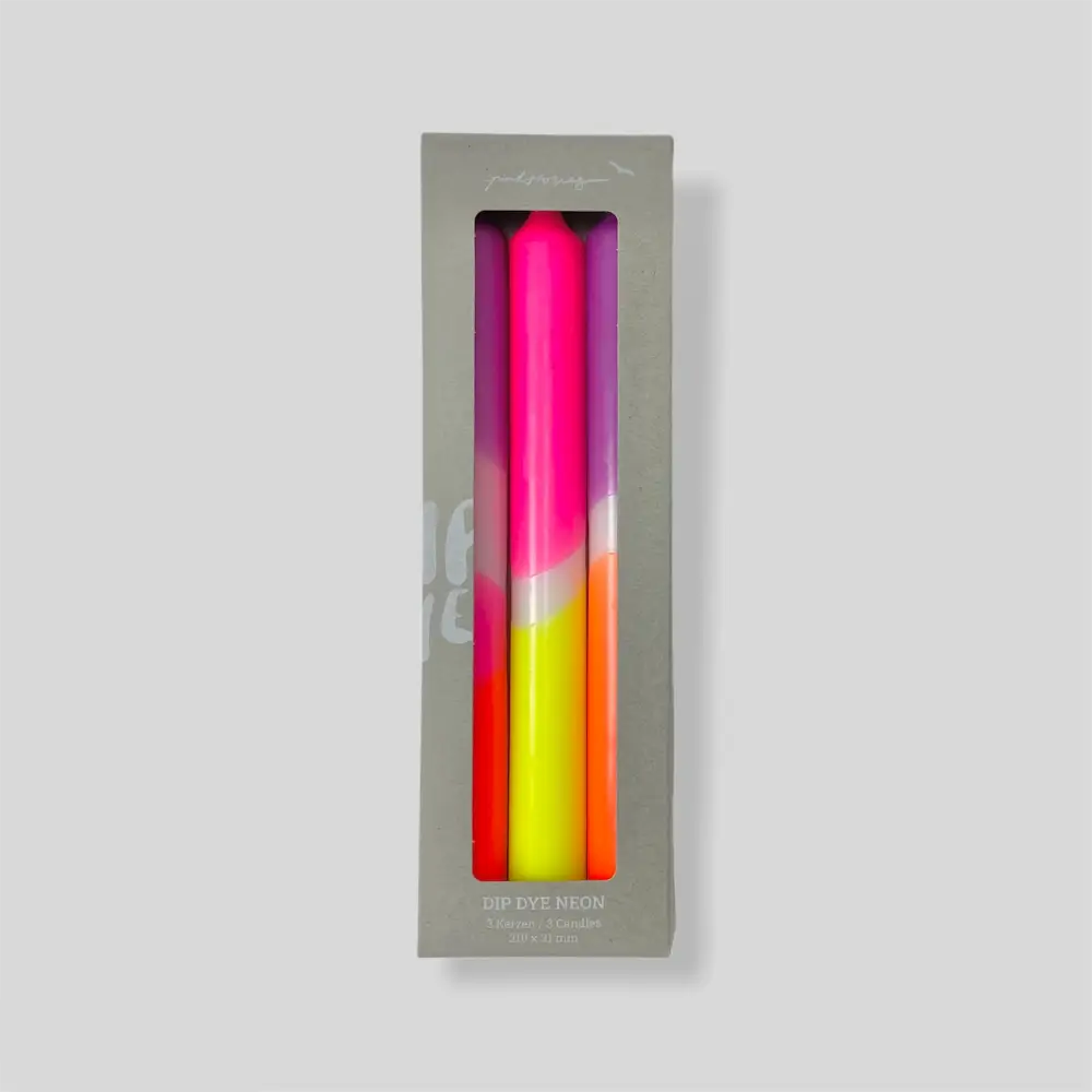 Pink Stories - Infusion Dip Dye Neon Candles