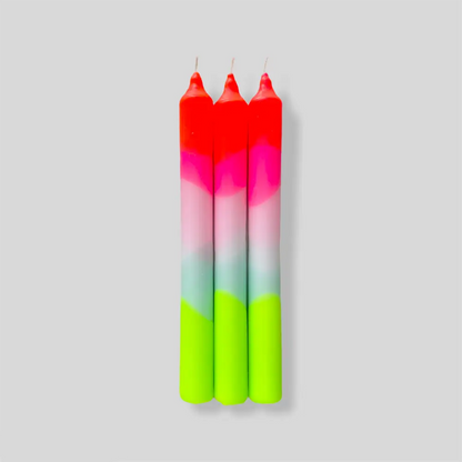 Pink Stories - Lollipop Trees Dip Dye Neon Candles