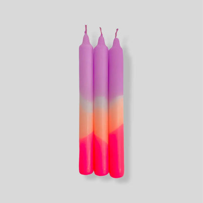 Pink Stories - Plum Mousse Dip Dye Neon Candles