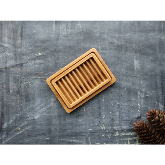 Plantish - Dual-layer Bamboo Soap Dish