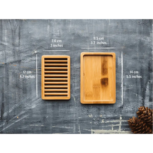 Plantish - Dual-layer Bamboo Soap Dish