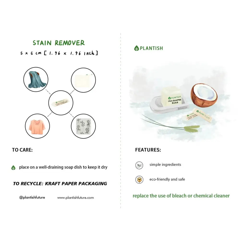 Plantish - Stain Remover Bar