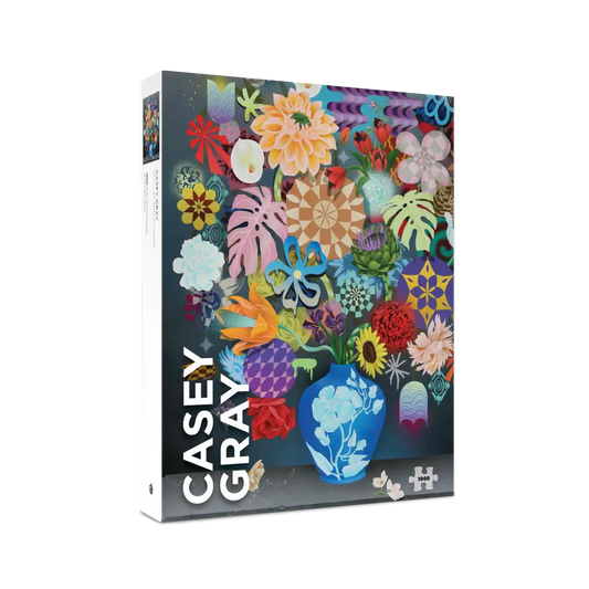 Pomegranate - Casey Gray: Still Life With Flowers 1000-Piece Jigsaw Puzzle