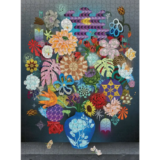 Pomegranate - Casey Gray: Still Life With Flowers 1000-Piece Jigsaw Puzzle