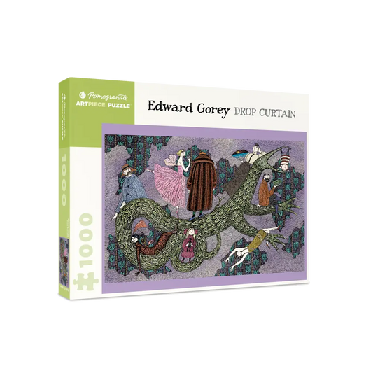 Pomegranate - Edward Gorey: Drop Curtain 1000-Piece Jigsaw Puzzle