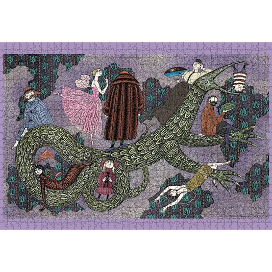 Pomegranate - Edward Gorey: Drop Curtain 1000-Piece Jigsaw Puzzle