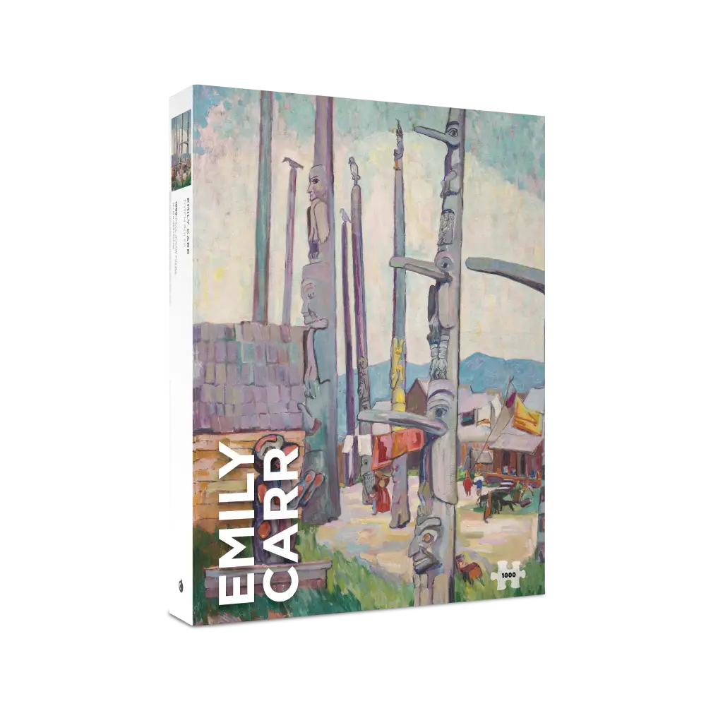Pomegranate - Emily Carr: Totem Poles 1000-Piece Jigsaw Puzzle