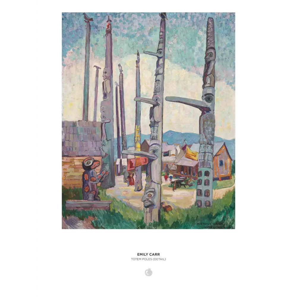 Pomegranate - Emily Carr: Totem Poles 1000-Piece Jigsaw Puzzle