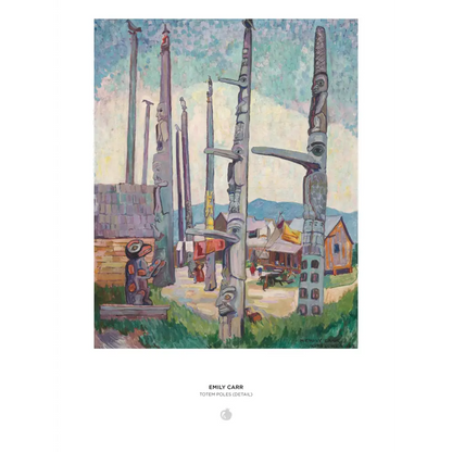 Pomegranate - Emily Carr: Totem Poles 1000-Piece Jigsaw Puzzle