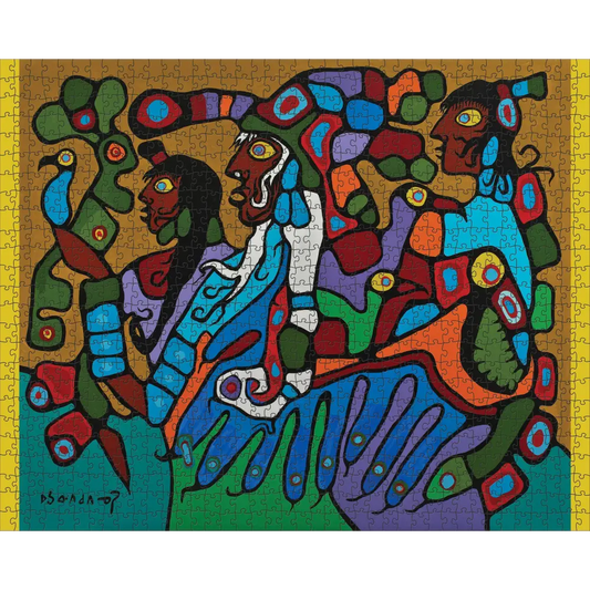 Pomegranate - Norval Morrisseau: Shaman & Disciples 1000-Piece Puzzle
