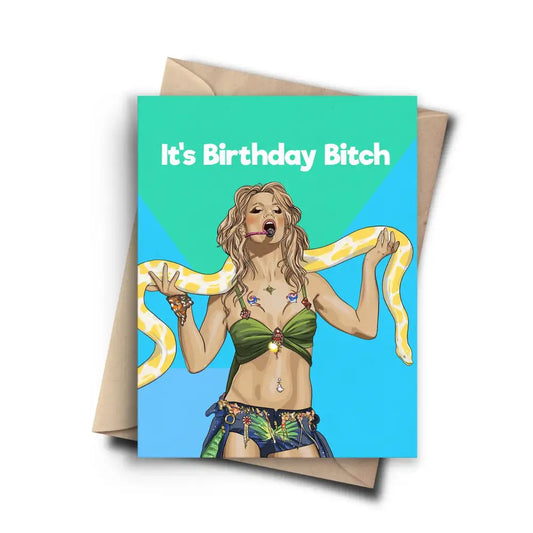 Britney Spears Birthday Card - PABOOM