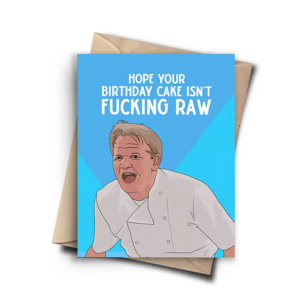 Gordon Ramsay Birthday Card - PABOOM