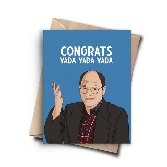 Seinfeld George Congrats Card - PABOOM