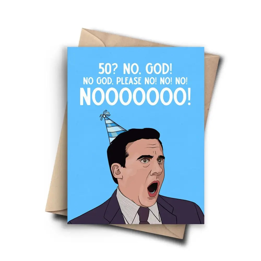 The Office 50th Birthday Card - PABOOM