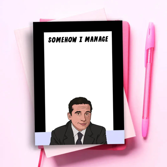Pop Cult Paper - The Office Funny Notepad - Michael Scott To Do List